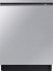 Samsung - 24" AutoRelease Dry Smart Built-In Stainless Steel Tub Dishwasher with 3rd Rack, StormWash+, 42 dBA - Stainless Steel