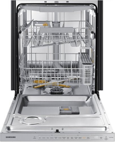 Samsung - 24" AutoRelease Dry Smart Built-In Stainless Steel Tub Dishwasher with 3rd Rack, StormWash+, 42 dBA - Stainless Steel