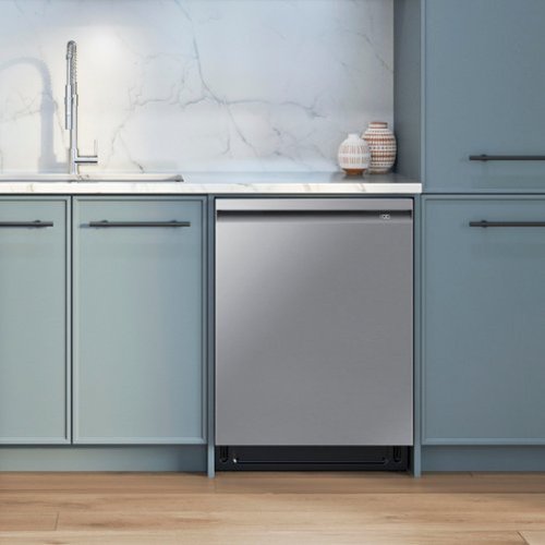 Samsung - 24" AutoRelease Dry Smart Built-In Stainless Steel Tub Dishwasher with 3rd Rack, StormWash+, 42 dBA - Stainless Steel