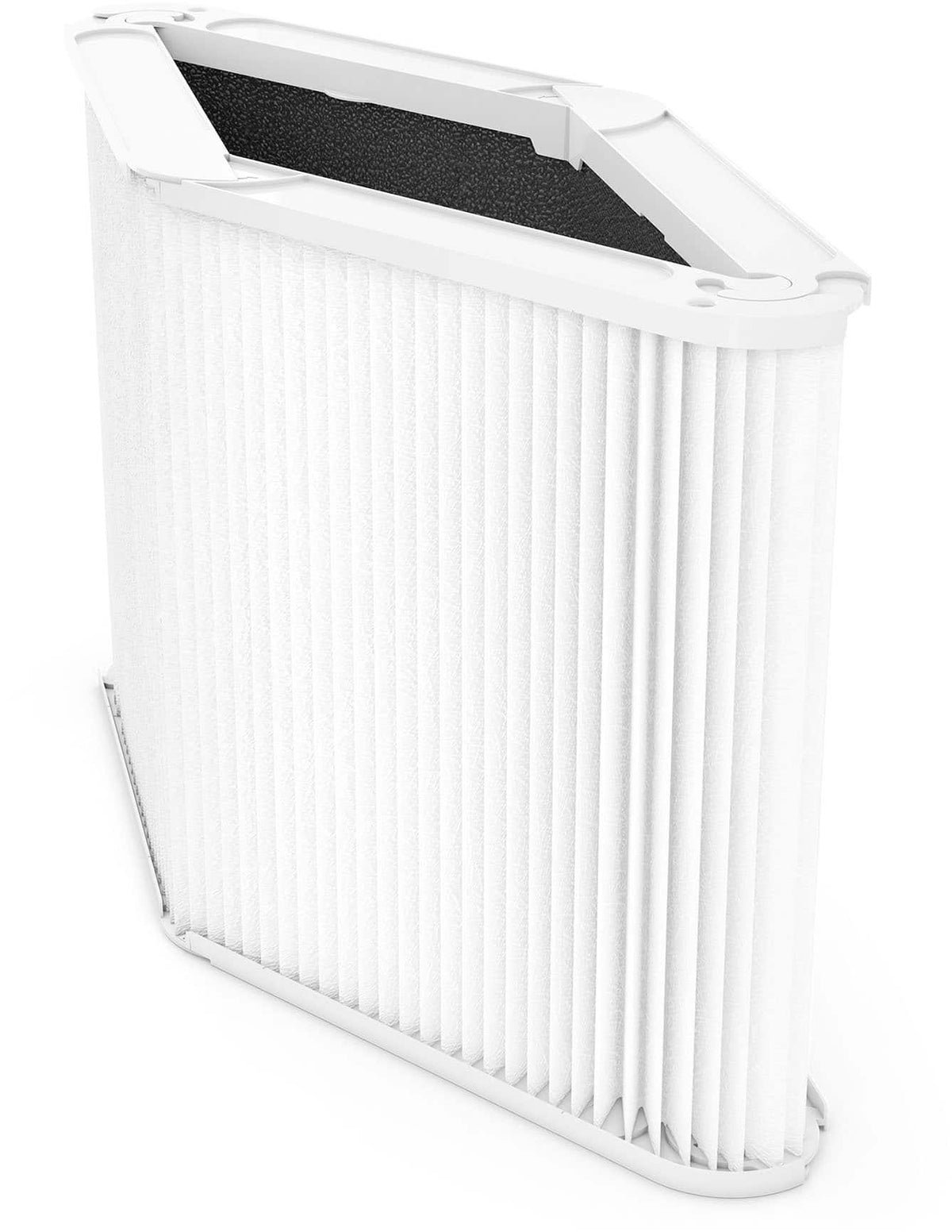 Blueair - Blue Pure 211+ Auto Replacement Filter, AHAM Certified HEPASilent Dual Filtration, Carbon Filter - White