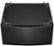 29-in Wide Laundry Pedestal with Storage Drawer for select LG Stackable Washers and Dryers - Black Steel