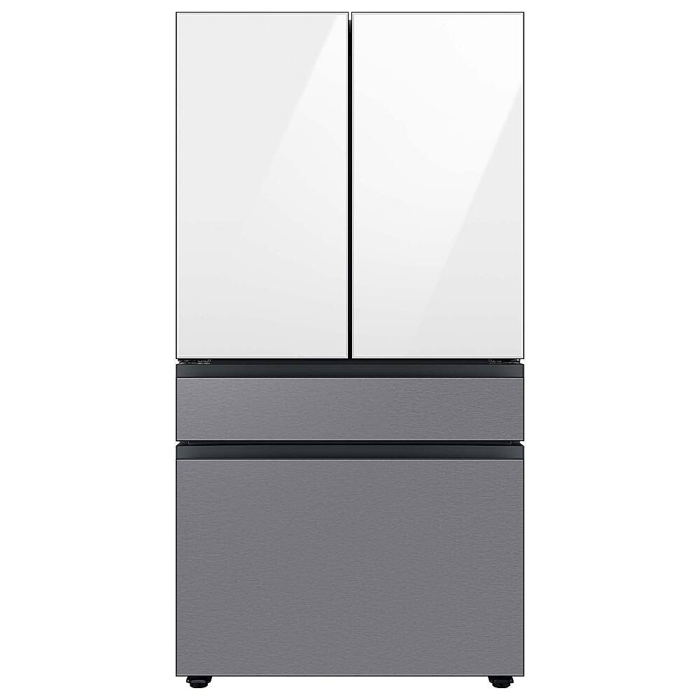 Samsung - Bespoke 4-Door French Door Refrigerator Panel - Middle Panel - Stainless Steel