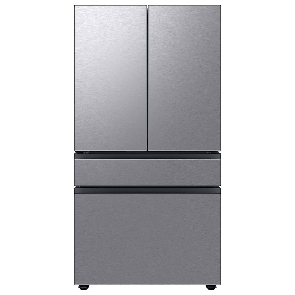 Samsung - Bespoke 4-Door French Door Refrigerator Panel - Middle Panel - Stainless Steel