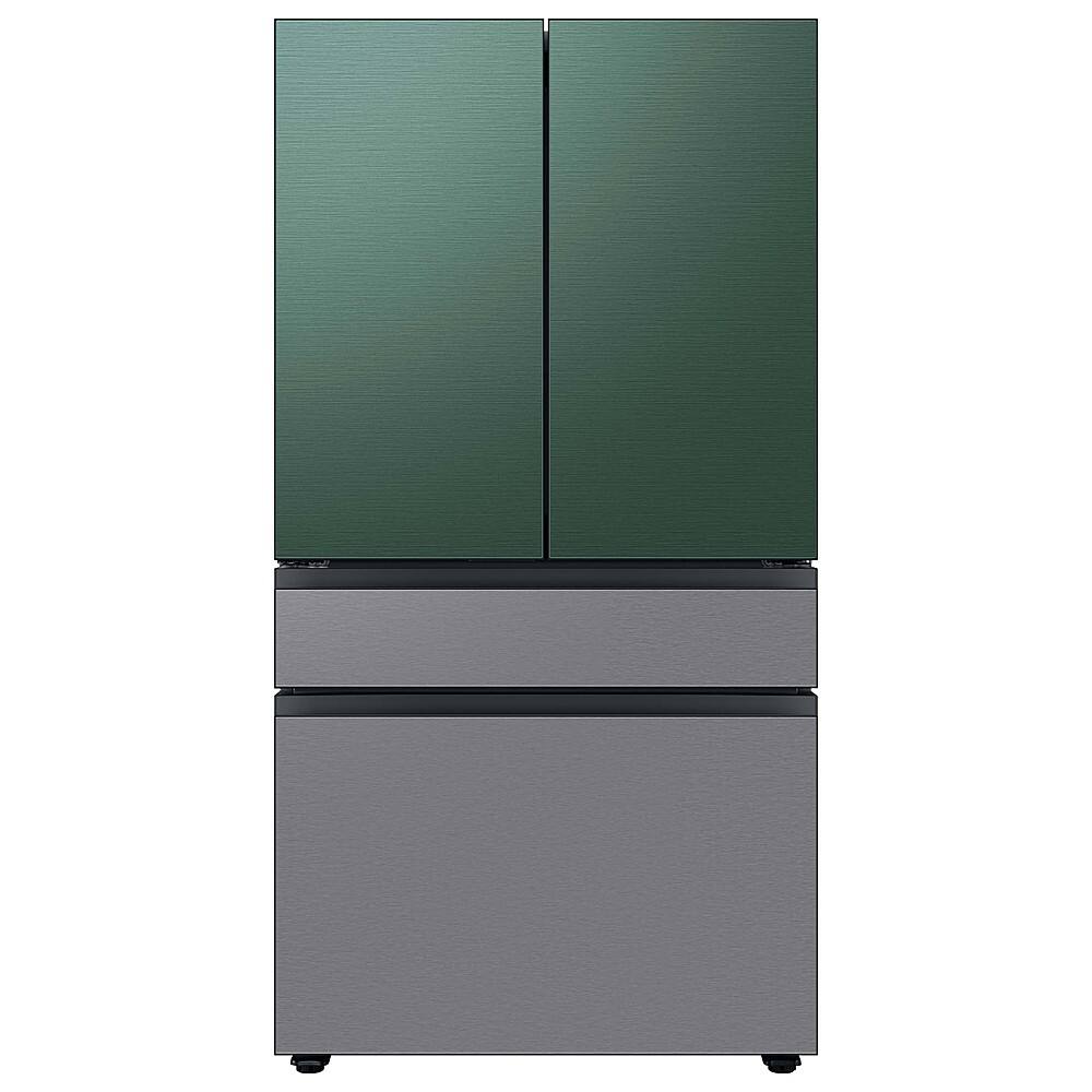 Samsung - Bespoke 4-Door French Door Refrigerator Panel - Middle Panel - Stainless Steel