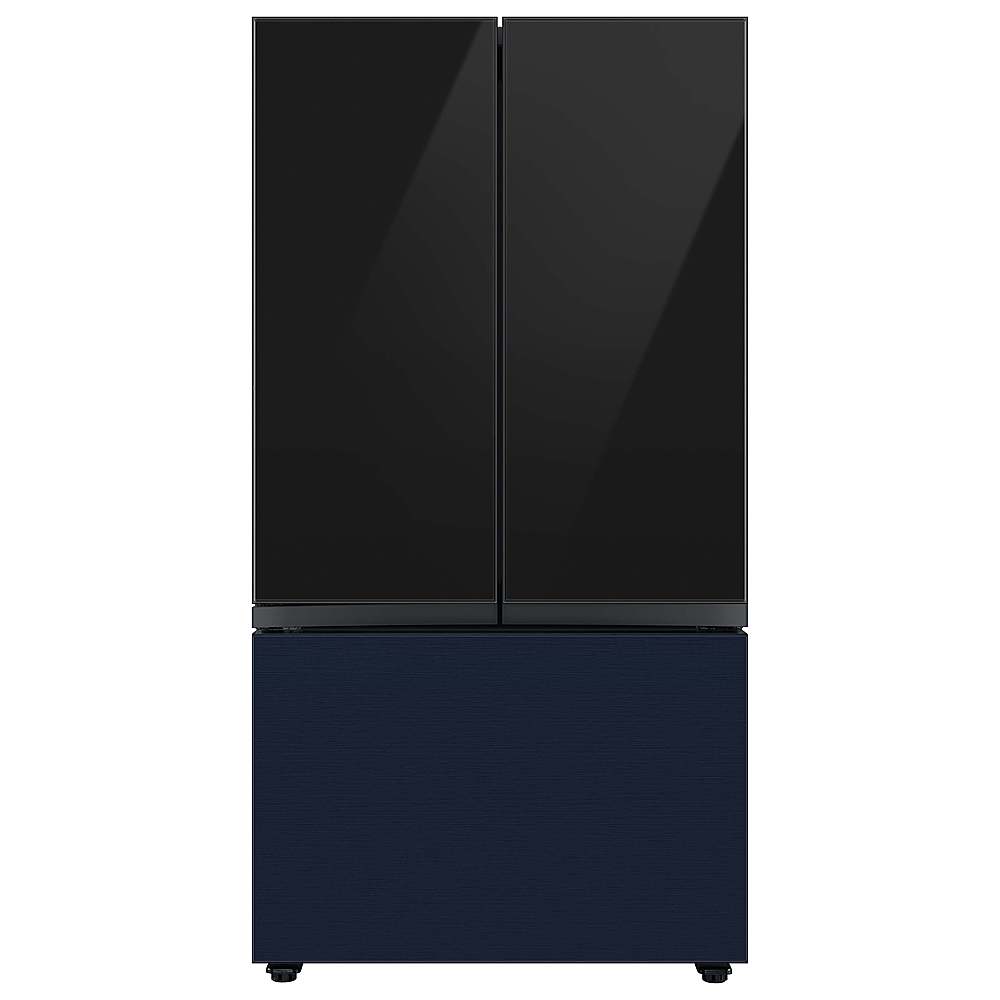 Samsung - Bespoke 3-Door French Door Refrigerator panel - Top Panel - Charcoal Glass