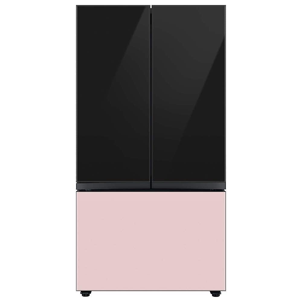 Samsung - Bespoke 3-Door French Door Refrigerator panel - Top Panel - Charcoal Glass