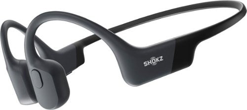 Shokz - OpenRun Wireless Bone Conduction Open-Ear Bluetooth Endurance Headphones - Black