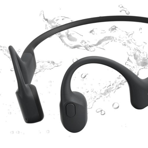 Shokz - OpenRun Wireless Bone Conduction Open-Ear Bluetooth Endurance Headphones - Black