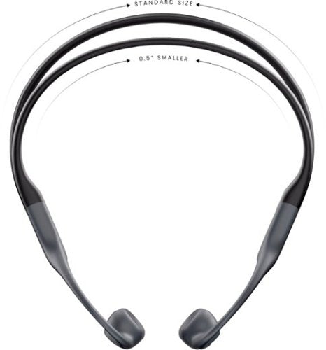 Shokz - OpenRun Mini Wireless Bone Conduction Open-Ear Bluetooth Endurance Headphones - Black