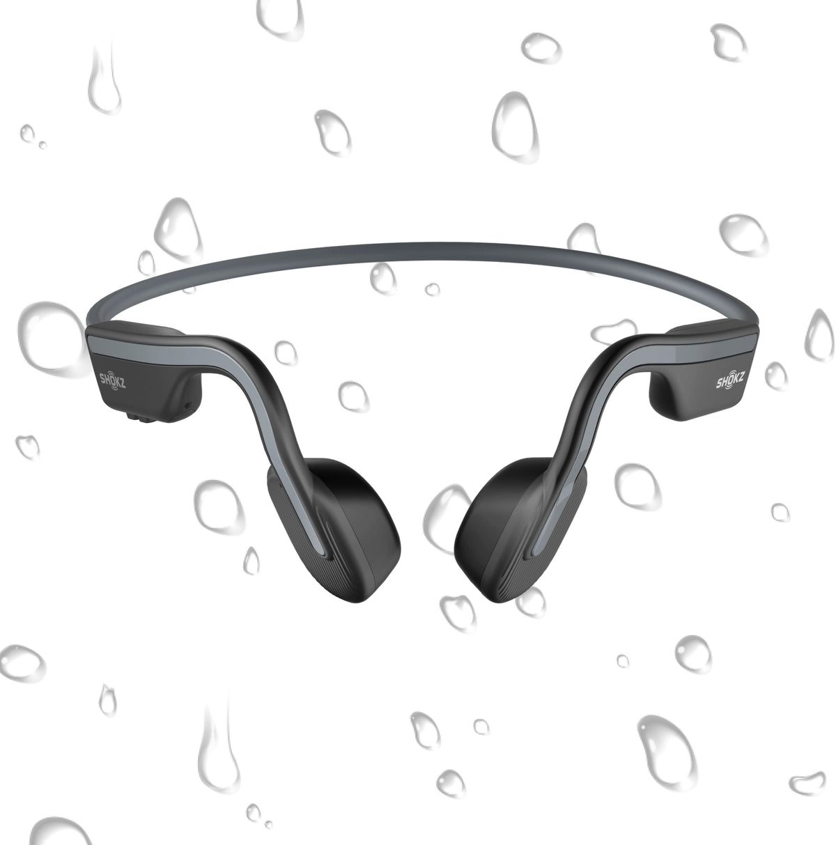 Shokz - OpenMove Bone Conduction Open Ear Lifestyle/Sport Headphones - Gray