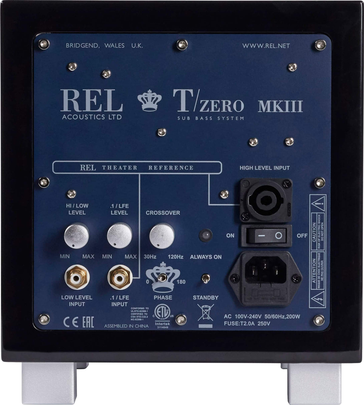 REL - TZERO MKIII - High Gloss Black