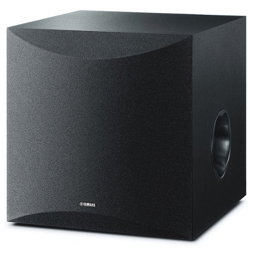 Yamaha - NS-SW100BL 10-Inch 100-Watt-Max Powered Subwoofer - Black