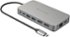 Hyper - HyperDrive Dual 10 Port USB-C Hub, 4K HDMI, Ethernet, 1 USB-C, 2 USB-A, microSD/SD, travel dock for M1/M2/M3 MacBook - Gray