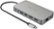 Hyper - HyperDrive Dual 10 Port USB-C Hub, 4K HDMI, Ethernet, 1 USB-C, 2 USB-A, microSD/SD, travel dock for M1/M2/M3 MacBook - Gray
