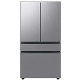 Samsung - 36 in. Wide BESPOKE 29 cu. ft. 4-Door French Door Smart Refrigerator with AutoFill Water Pitcher - Stainless Steel