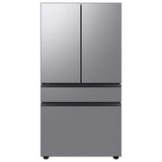 Samsung - 36 in. Wide BESPOKE 29 cu. ft. 4-Door French Door Smart Refrigerator with AutoFill Water Pitcher - Stainless Steel