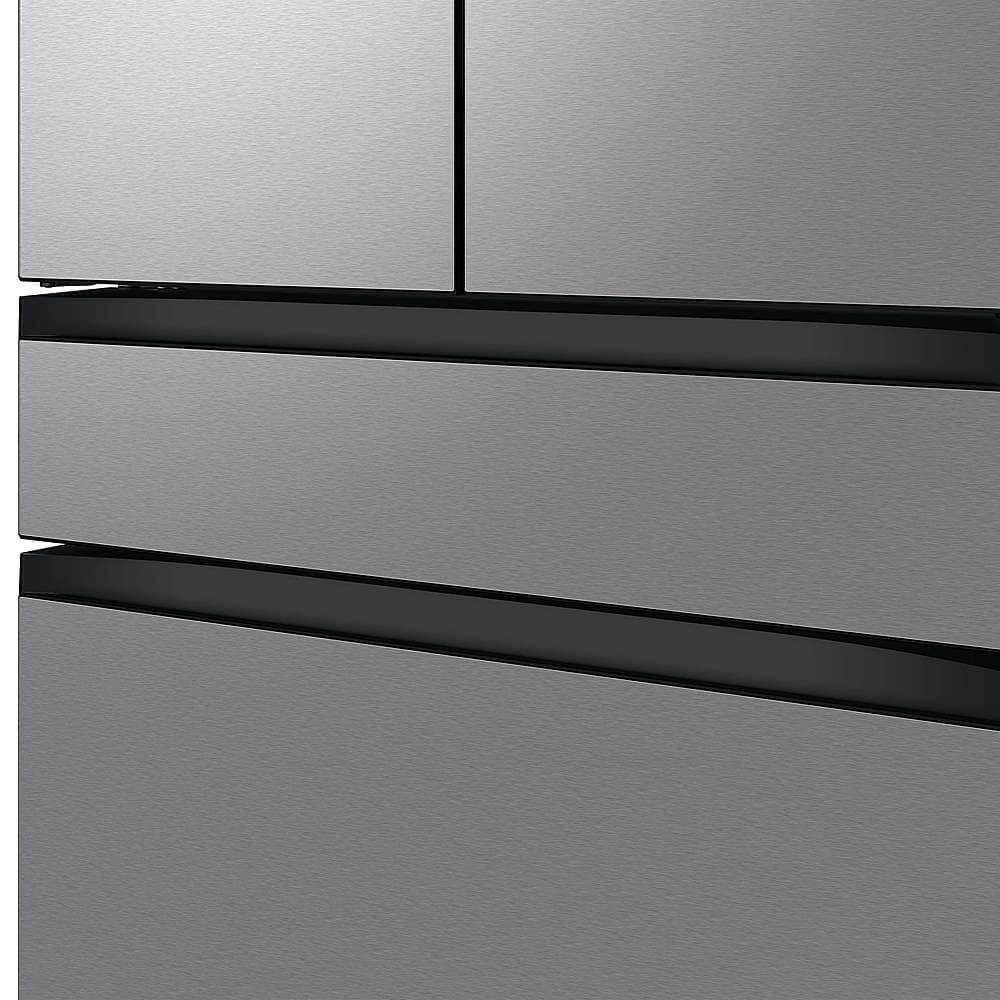 Samsung - 36 in. Wide BESPOKE 29 cu. ft. 4-Door French Door Smart Refrigerator with AutoFill Water Pitcher - Stainless Steel