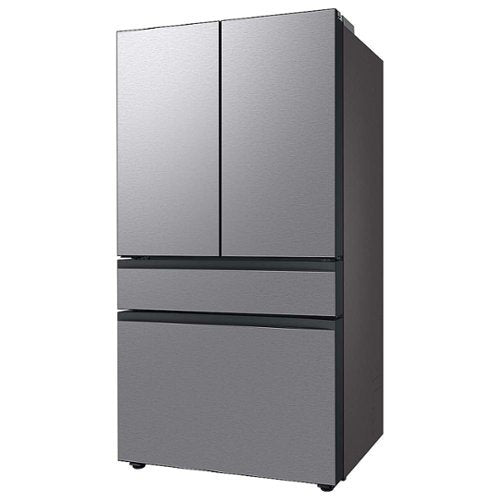 Samsung - 36 in. Wide BESPOKE 29 cu. ft. 4-Door French Door Smart Refrigerator with AutoFill Water Pitcher - Stainless Steel