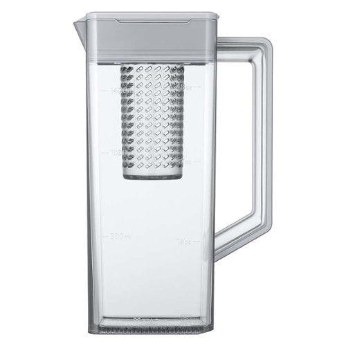 Samsung - 36 in. Wide BESPOKE 29 cu. ft. 4-Door French Door Smart Refrigerator with AutoFill Water Pitcher - Stainless Steel