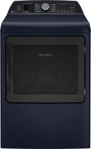 GE Profile - 7.3 Cu. Ft. Smart Electric Dryer with Fabric Refresh, Steam, and Washer Link - Sapphire Blue