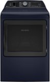 GE Profile - 7.3 Cu. Ft. Smart Electric Dryer with Fabric Refresh, Steam, and Washer Link - Sapphire Blue