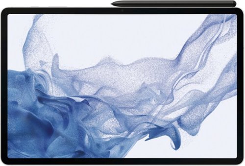Samsung - Geek Squad Certified Refurbished Galaxy Tab S8+ - 12.4" 128GB - Wi-Fi - with S-Pen - Silver