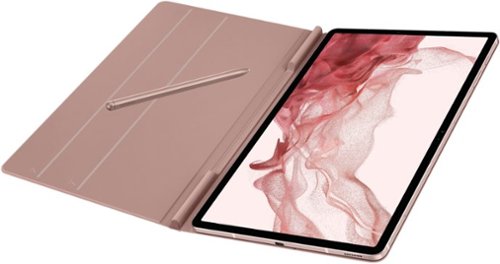 Samsung - Geek Squad Certified Refurbished Galaxy Tab S8+ - 12.4" 128GB - Wi-Fi - with S-Pen - Silver
