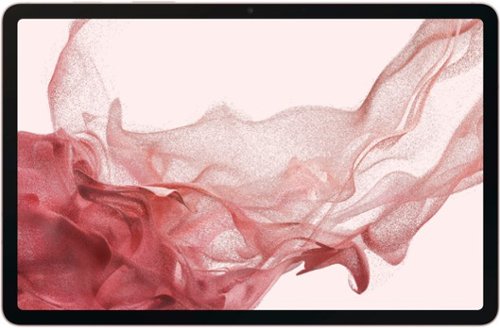 Samsung - Geek Squad Certified Refurbished Galaxy Tab S8 - 11" 128GB - Wi-Fi - with S-Pen - Pink Gold