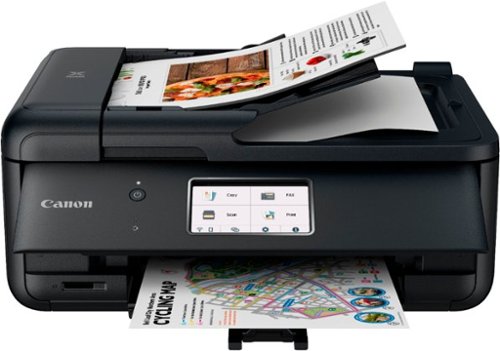 Canon - PIXMA TR8620a Wireless All-In-One Inkjet Printer with Fax - Black
