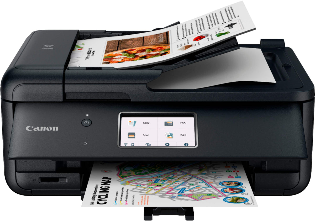 Canon - PIXMA TR8620a Wireless All-In-One Inkjet Printer with Fax - Black