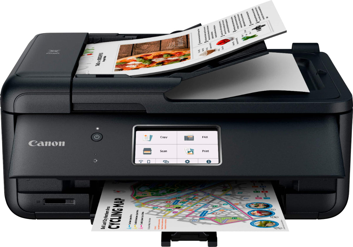 Canon - PIXMA TR8620a Wireless All-In-One Inkjet Printer with Fax - Black