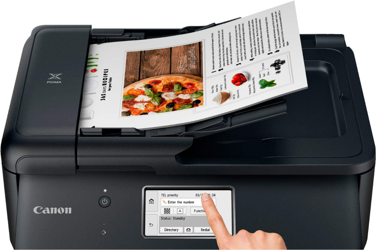 Canon - PIXMA TR8620a Wireless All-In-One Inkjet Printer with Fax - Black