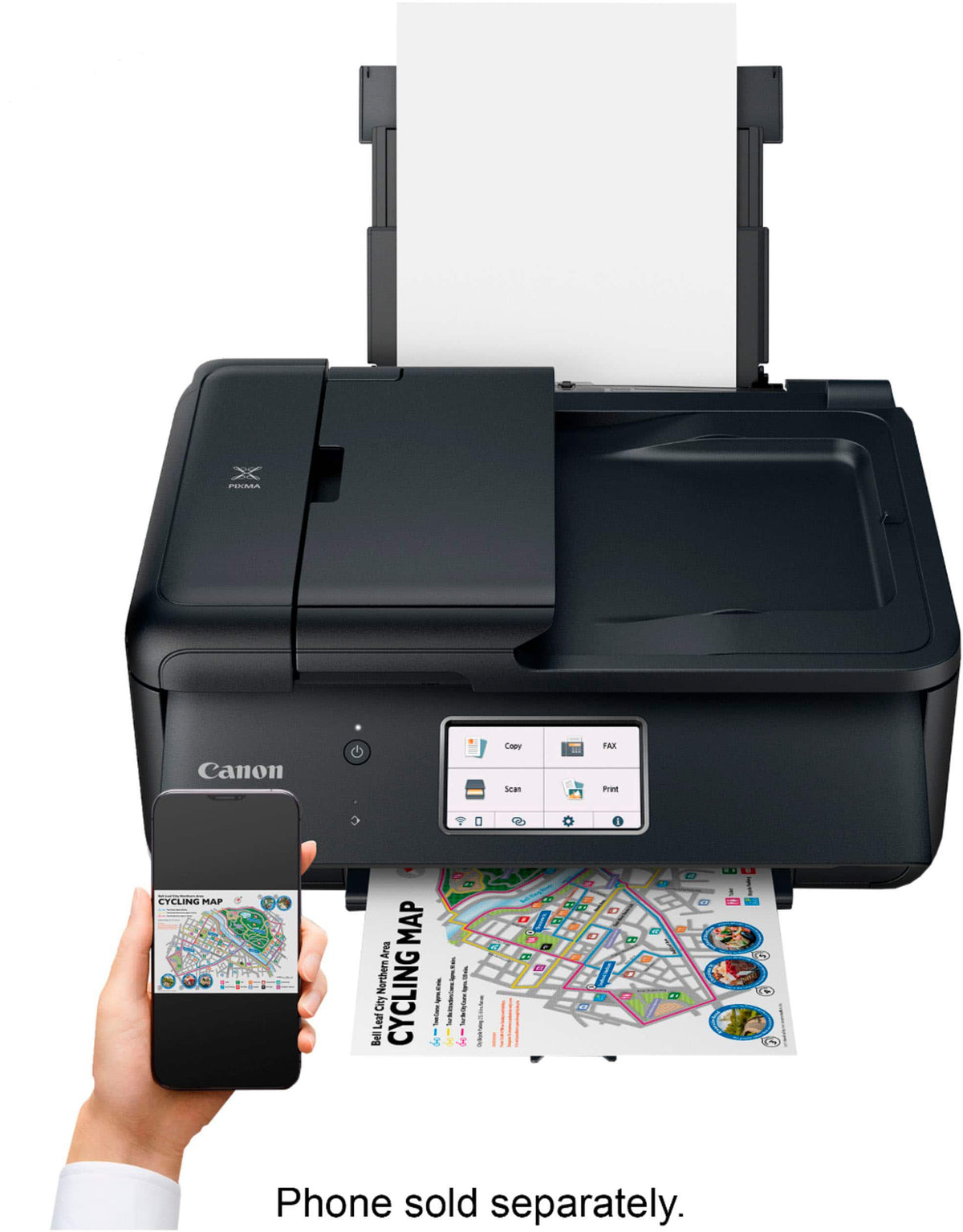 Canon - PIXMA TR8620a Wireless All-In-One Inkjet Printer with Fax - Black