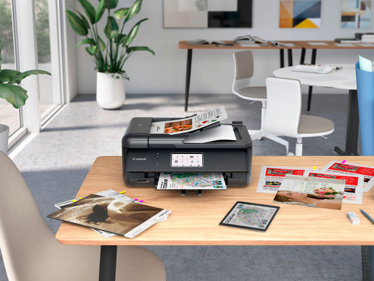 Canon - PIXMA TR8620a Wireless All-In-One Inkjet Printer with Fax - Black