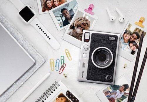 Fujifilm - instax mini Evo Instant Film Camera - Black