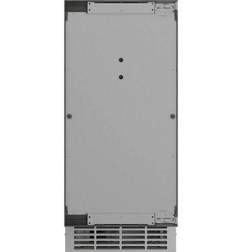 GE Profile - 15" 26-Lb. Freestanding Icemaker with Gourmet Clear Ice - Custom Panel Ready