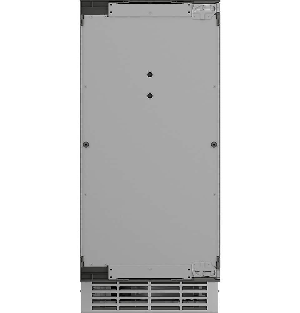 GE Profile - 15" 26-Lb. Freestanding Icemaker with Gourmet Clear Ice - Custom Panel Ready