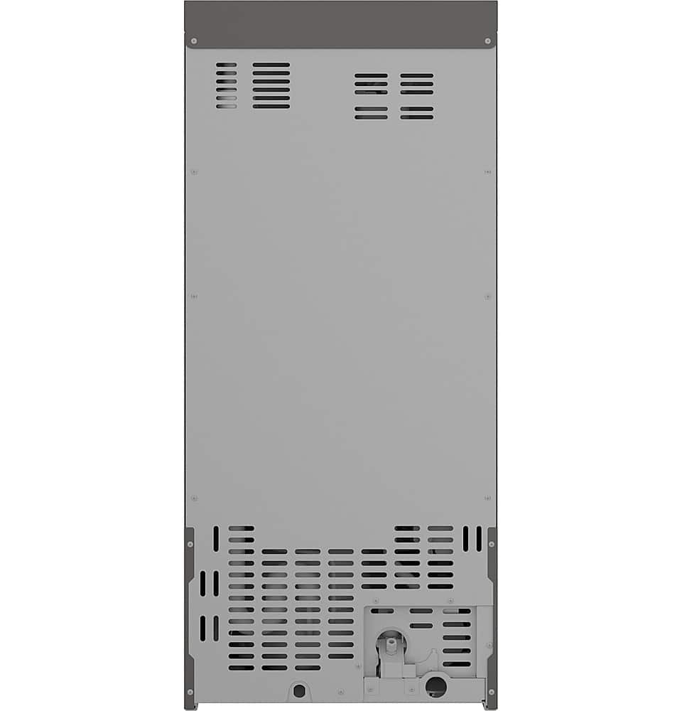 GE Profile - 15" 26-Lb. Freestanding Icemaker with Gourmet Clear Ice - Custom Panel Ready