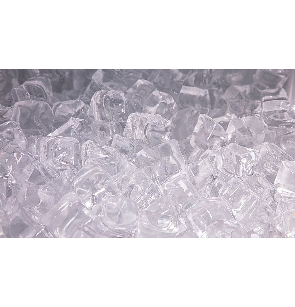 GE Profile - 15" 26-Lb. Freestanding Icemaker with Gourmet Clear Ice - Custom Panel Ready