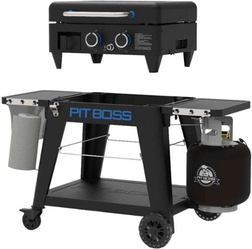 Pit Boss - Ultimate Outdoor Gas 2-Burner Griddle - Black