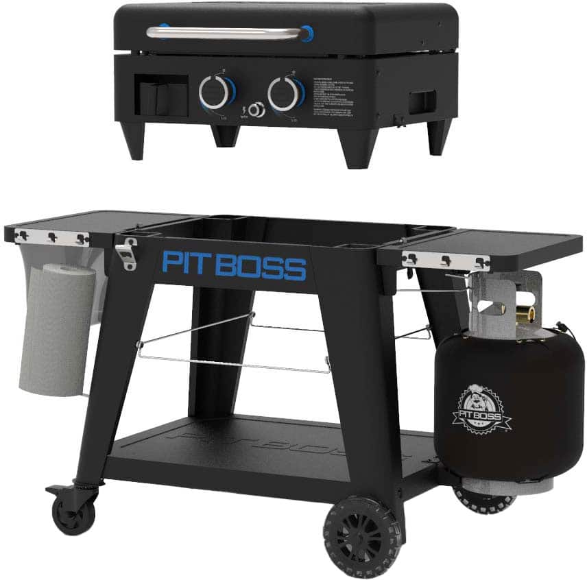 Pit Boss - Ultimate Outdoor Gas 2-Burner Griddle - Black