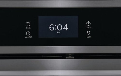 Frigidaire - Gallery 30" Double Electric Wall Oven with Total Convection - Black Stainless Steel