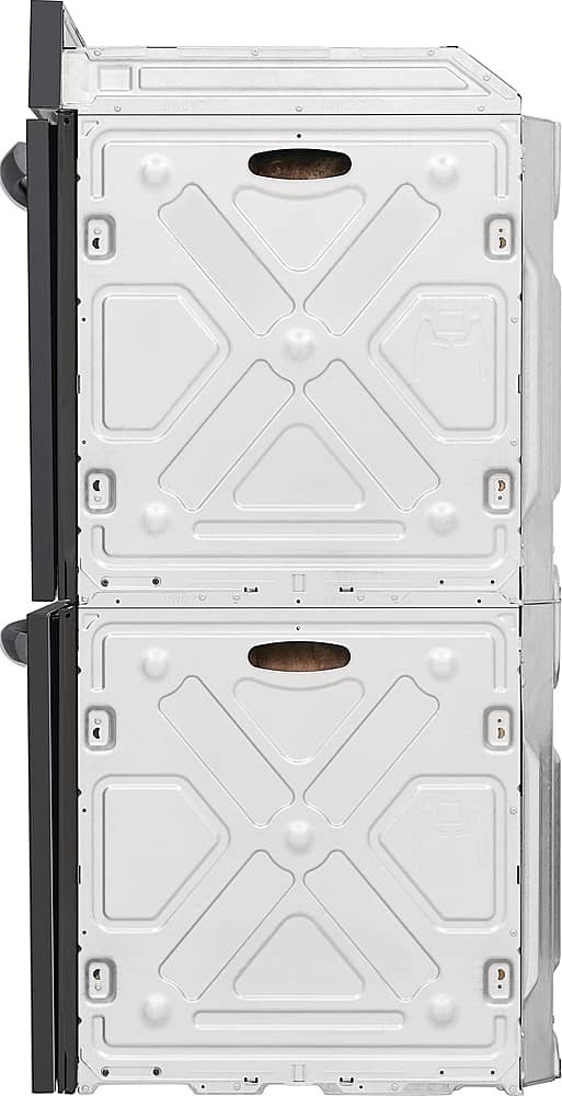 Frigidaire - Gallery 30" Double Electric Wall Oven with Total Convection - Black Stainless Steel