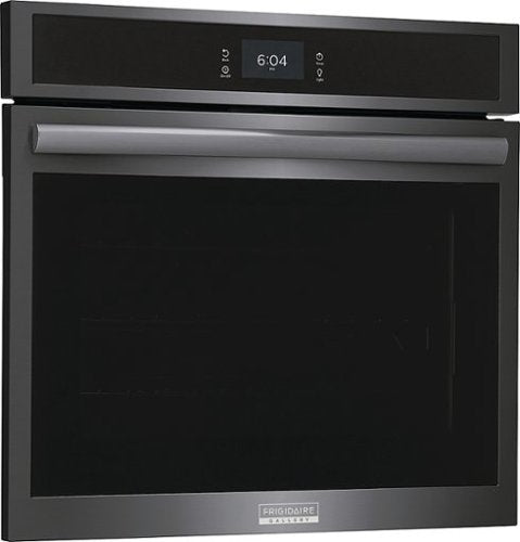 Frigidaire - Gallery 30" Built-in Single Electric Wall Oven with Total Convection - Black Stainless Steel