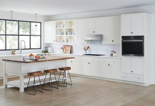 Frigidaire - Gallery 30" Built-in Single Electric Wall Oven with Total Convection - Black Stainless Steel