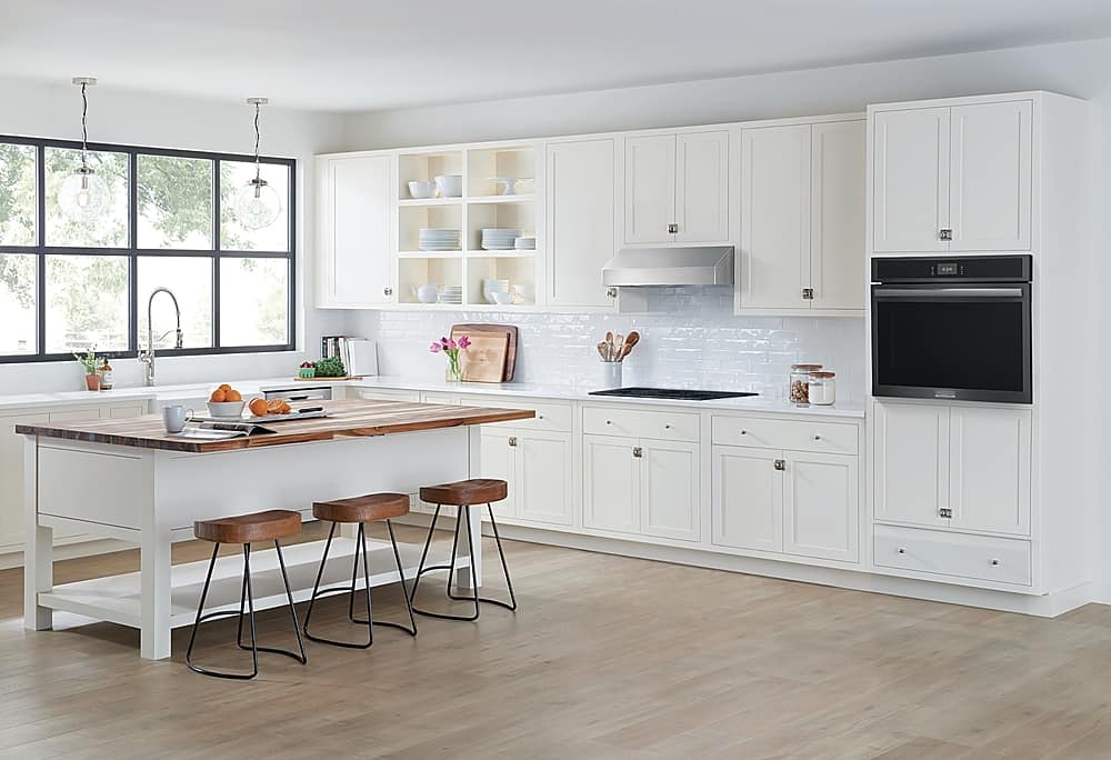 Frigidaire - Gallery 30" Built-in Single Electric Wall Oven with Total Convection - Black Stainless Steel