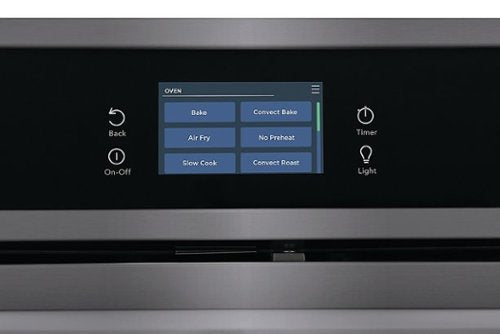 Frigidaire - Gallery 30" Built-in Single Electric Wall Oven with Total Convection - Black Stainless Steel