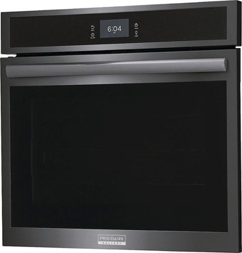 Frigidaire - Gallery 30" Built-in Single Electric Wall Oven with Total Convection - Black Stainless Steel