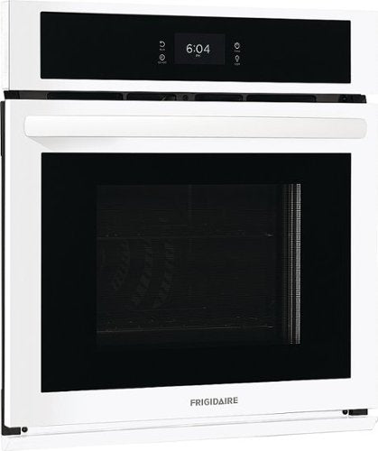 Frigidaire - 27" Built-in Single Electric Wall Oven with Fan Convection - White