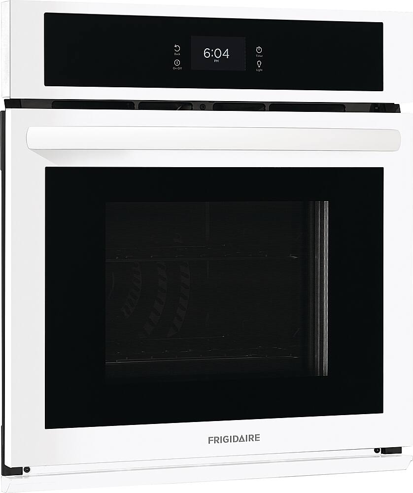 Frigidaire - 27" Built-in Single Electric Wall Oven with Fan Convection - White